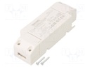 Power supply: switched-mode; LED; 40W; 27÷45VDC; 900mA; 198÷264VAC