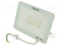 Lamp: LED flood light; 230VAC; 30W; cool white; 120°; 6500K; IP65