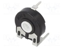 Potentiometer: mounting; single turn,horizontal; 10kΩ; 250mW