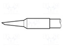 Tip; conical sloped; 1.2mm; longlife