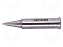 Soldering Tip, Hoof/Concave/60° Bevel, 1 x 12 mm, Soldering Station