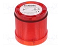 Signaller: lighting; LED; red; Usup: 24VDC; Usup: 24VAC; IP65