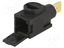 Terminal block; ways: 1; 0.14÷2.5mm2; Colour: black; 26AWG÷12AWG