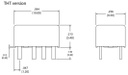 Relay: electromagnetic; DPDT; Ucoil: 3VDC; 0.5A/125VAC; 2A/30VDC