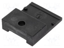Clamping part for transistors; TO247; black