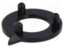 Pointer; polyamide; black; 15mm; -20÷70°C; Application: G15