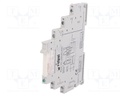 Relay: interface; SPDT; Ucoil: 230VDC; Ucoil: 230VAC; 6A; SPDT