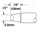 Tip; chisel; 3x5mm; 510°C; for soldering station