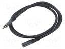 Cable; USB 3.2 Gen 2; USB C socket,USB C plug; gold-plated; 1m