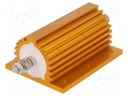 Resistor: wire-wound; with heatsink; screw; 500Ω; 250W; ±1%