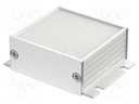 Enclosure: with panel; with fixing lugs; Filotec; X: 55.3mm; IP40