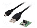 Dev.kit: Microchip; 8 GPIO lines; Comp: MCP2200