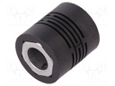Coupling; Ø1: 10mm; Ø2: 10mm; Mat: aluminium,polyamide,fiberglass