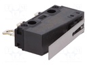 Microswitch SNAP ACTION; with lever; SPDT; 5A/250VAC; 5A/30VDC
