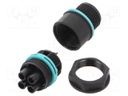 Connector: AC supply; screw terminal; female; TH387; 0.5÷4mm2