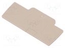 End plate; Application: A series; colourless