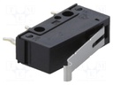 Microswitch SNAP ACTION; with lever with roller simulation
