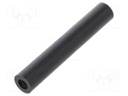 Spacer sleeve; cylindrical; polyamide; M2,5; L: 30mm; Øout: 5mm