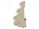 Splice terminal: rail; 2.5mm2; ways: 3; terminals: 6; beige; wemid