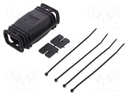 Gel cable joint; BREAK 30; polypropylene; IP68; black; Y: 100mm