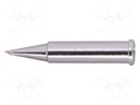 Soldering Tip, Hoof/Concave/60° Bevel, 1 x 12 mm, Soldering Station