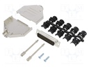 D-Sub; PIN: 25; male; shielded; straight; soldering; for cable
