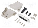 D-Sub HD; PIN: 44; female; shielded,with strain relief; soldering