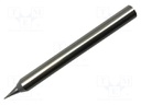 Tip; conical,elongated; 0.5mm; 471°C; for soldering station