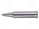Soldering Tip, Hoof/Concave/60° Bevel, 2 x 12 mm, Soldering Station