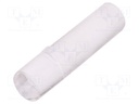 Fibre for LED; round; Ø1.7mm; Front: flat; straight; UL94V-2