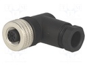 Plug; M12; PIN: 5; female; A code-DeviceNet / CANopen; for cable