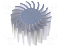 Heatsink; LED; Ø: 70mm; H: 37.5mm