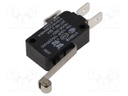 Microswitch SNAP ACTION; with lever (with roller); SPDT; Pos: 2