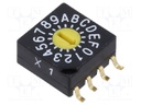 Encoding switch; Pos: 16; SMD; 100mΩ; DC load @R: 0.03A/15VDC