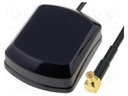 Antenna; inner; GPS; MCX-B; plug; angled; Len: 5m; magnet; 2.4÷5VDC