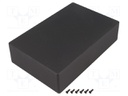 Enclosure: multipurpose; 1550; X: 146mm; Y: 222mm; Z: 55mm; aluminium