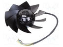 Fan: AC; axial; 230/400VAC; Ø197x64mm; 890m3/h; 65dBA; ball bearing