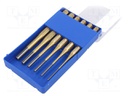Kit: punches; 6pcs.
