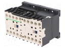 Contactor: 3-pole reversing; NO x3; Auxiliary contacts: NO; 24VDC