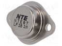 Transistor: NPN; bipolar; 250V; 10A; 200W; TO3