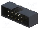 Socket; IDC; male; PIN: 10; straight; THT; gold flash; 2mm