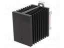 Heatsink: extruded; H; black; L: 81mm; W: 50mm; H: 83mm; aluminium