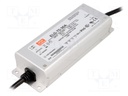 Power supply: switched-mode; LED; 75.6W; 36VDC; 32.4÷39.6VDC; IP65