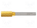 Rotary burr; Ø: 6mm; L: 50mm; metal; Working part len: 16mm; rod 6mm
