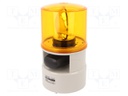 Signaller: lighting-sound; 24VDC; siren,rotating light; IP54