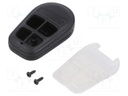 Enclosure: for remote controller; X: 36mm; Y: 58mm; Z: 13mm; ABS