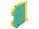 Splice terminal: rail; 0.5÷6mm2; ways: 1; terminals: 2; Width: 7.4mm