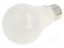 LED lamp; neutral white; E27; 230VAC; 806lm; 8.5W; 180°; 4000K