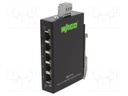 ETHERNET SWITCH, RJ45 X 5, DIN RAIL