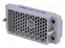 Connector: rectangular; plug; hermaphrodite; Mat: polycarbonate